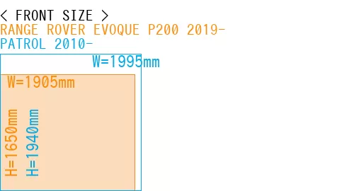 #RANGE ROVER EVOQUE P200 2019- + PATROL 2010-